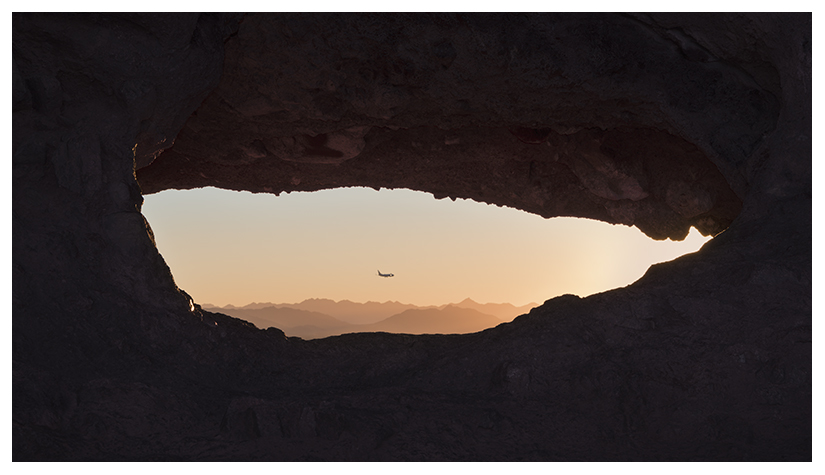 Arizona Papago Park Hole-in-the-Rock landscape sunset