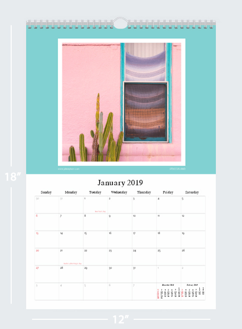 Stuccoland Calendar